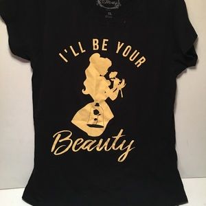 Hot topic beauty and the beast t shirt size xl
